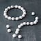 White & Gray Matte Howlite Round Beads, 8mm by Bead Landing™
